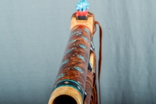 Yellow Cedar Burl Native American Flute, Minor, Low E-4, #M5Ha (8)